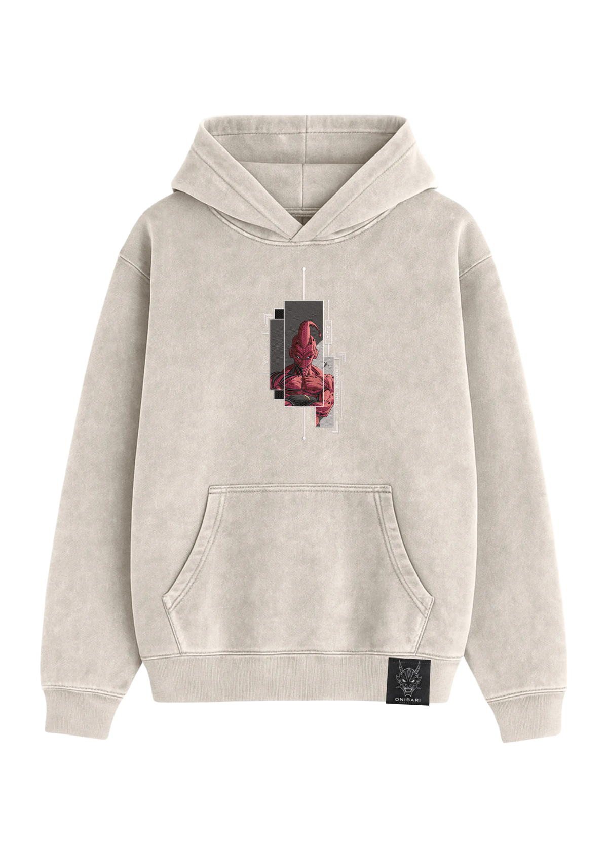 Hoodie Majin Buu Recuadros