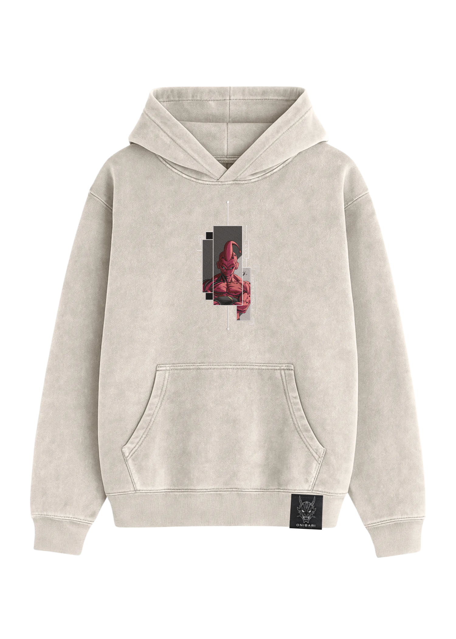Hoodie Majin Buu Recuadros