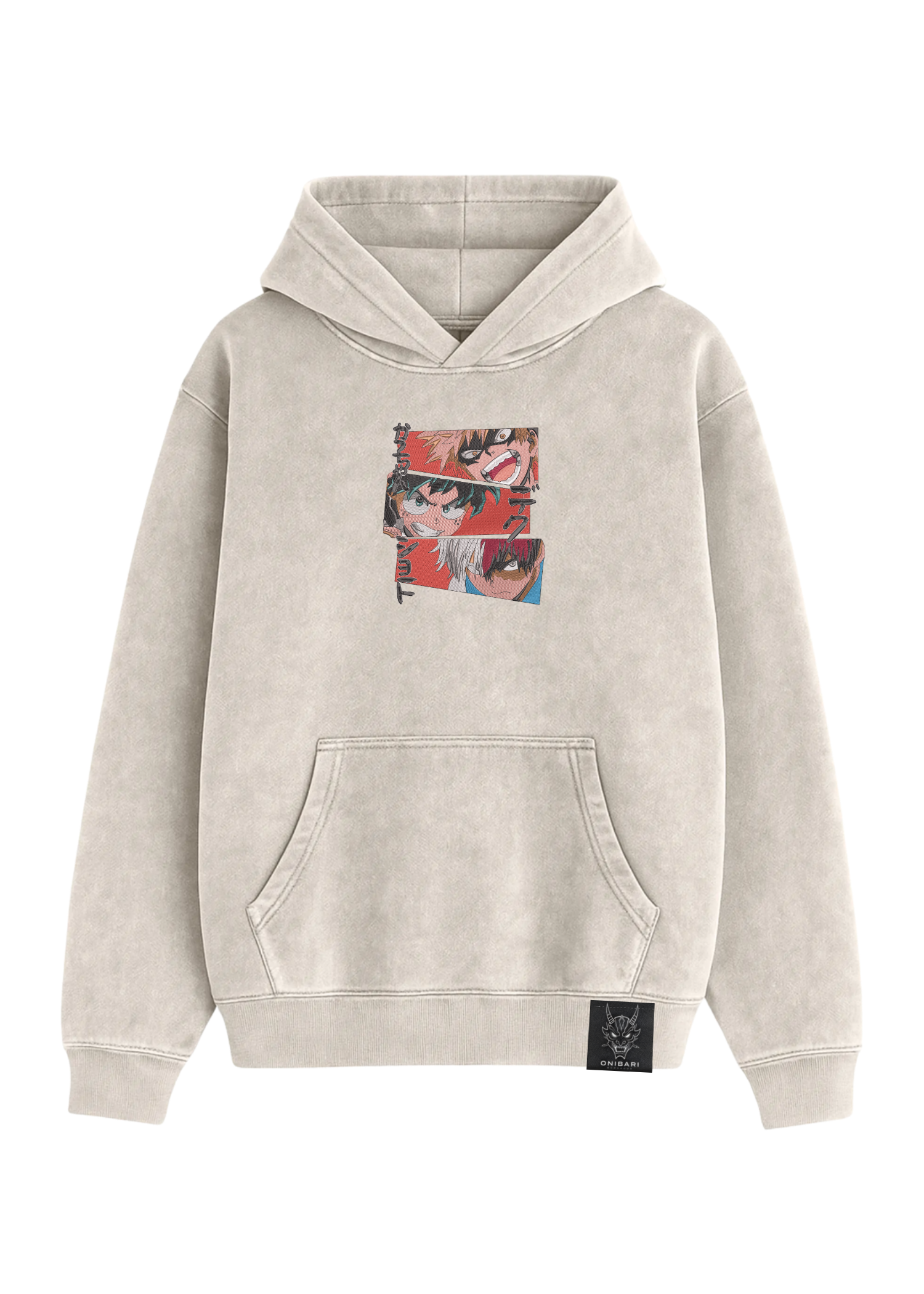 Hoodie Midoriya, Bakugo & Todoroki