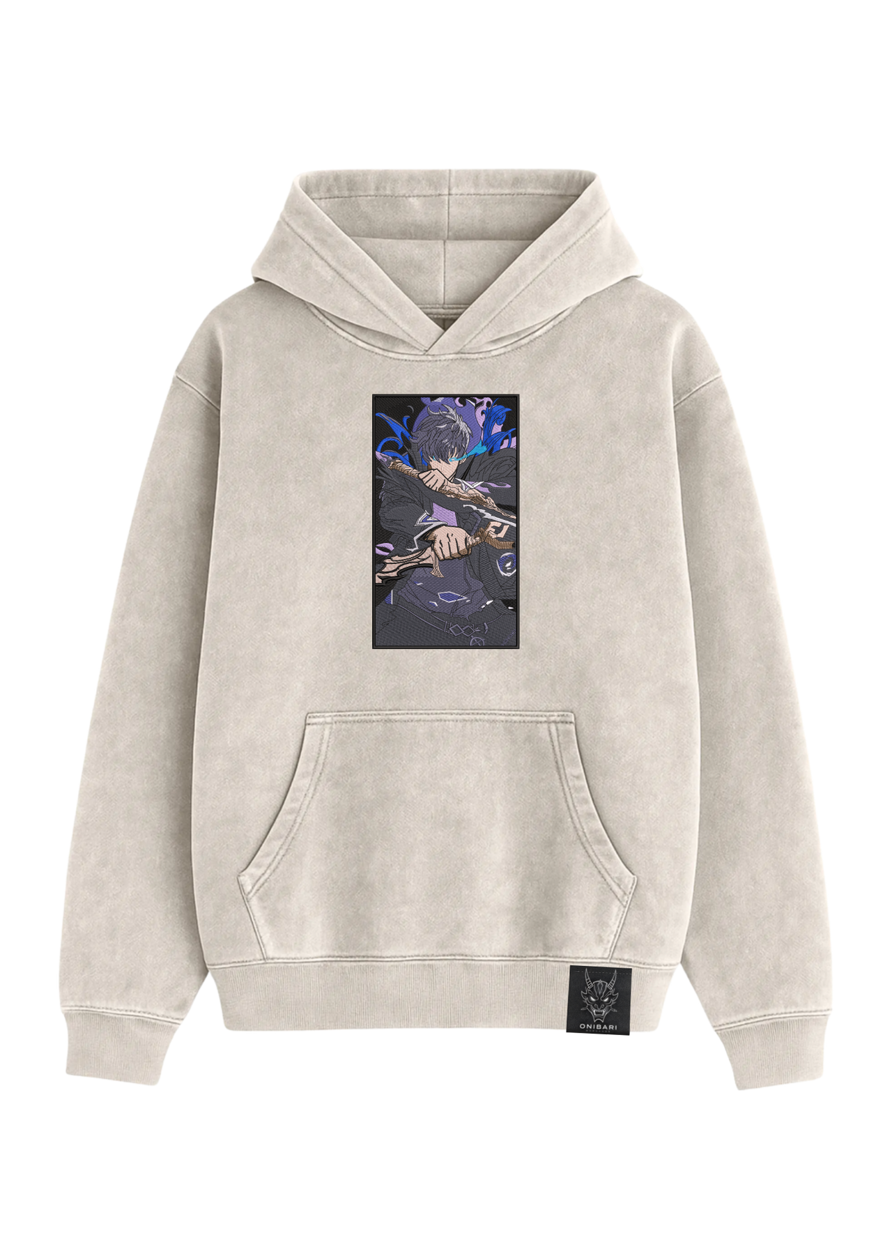 Hoodie Solo Leveling Sung Jin Woo Rectángulo