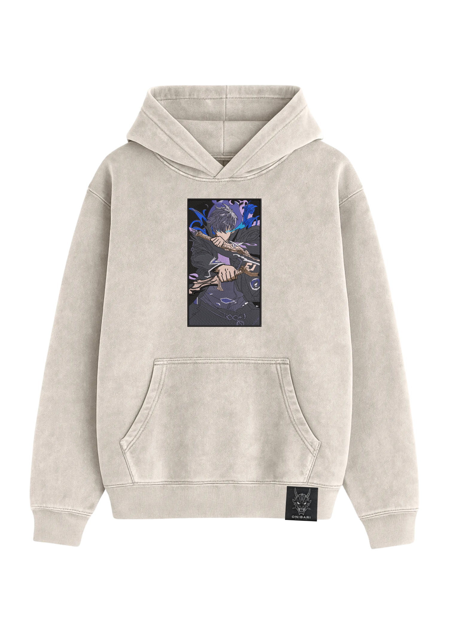 Hoodie Solo Leveling Sung Jin Woo Rectángulo