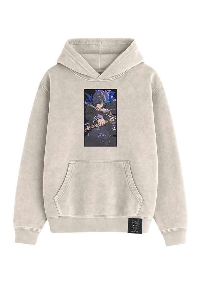 Hoodie Solo Leveling Sung Jin Woo Rectángulo