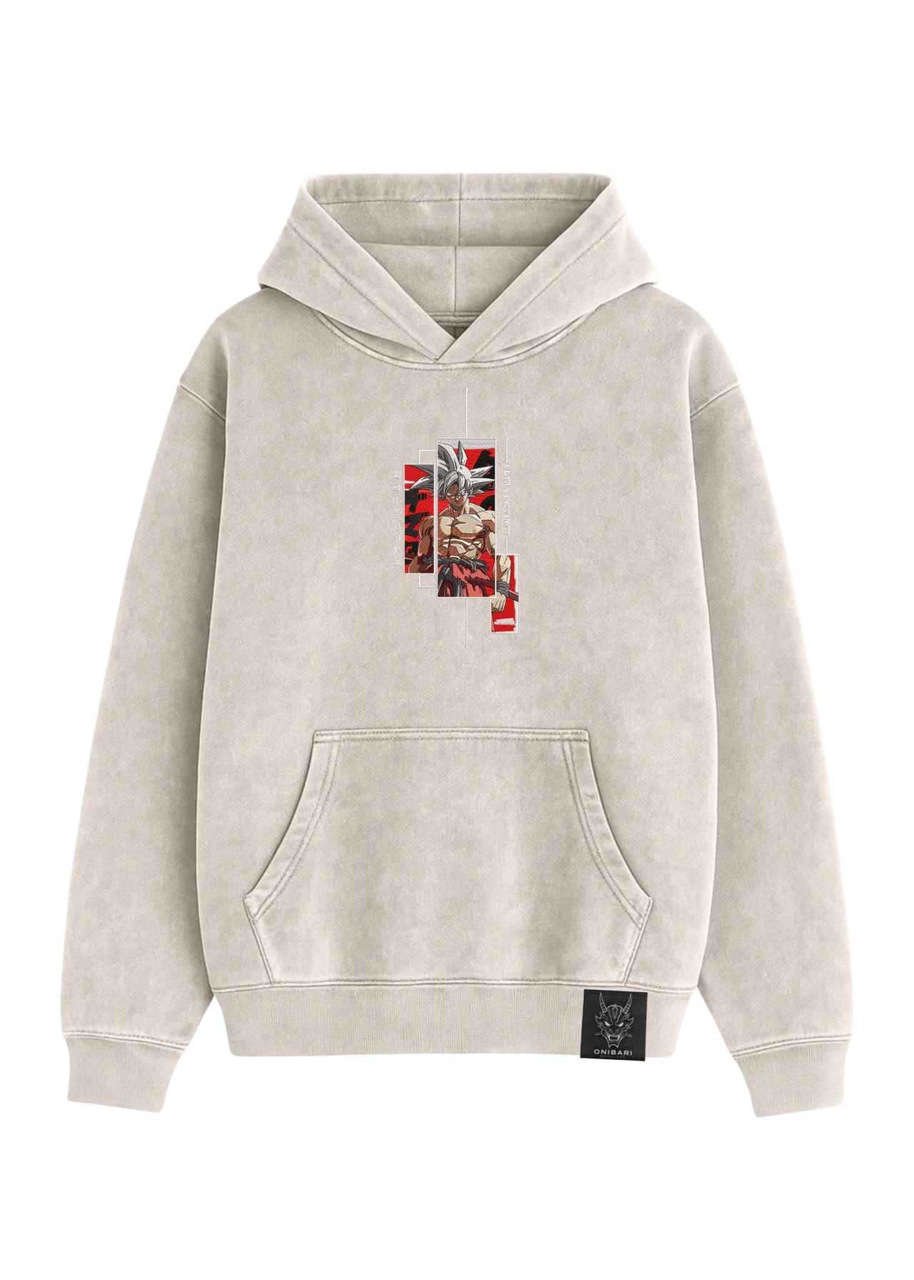 Hoodie Goku Ultra Instinto Recuadros