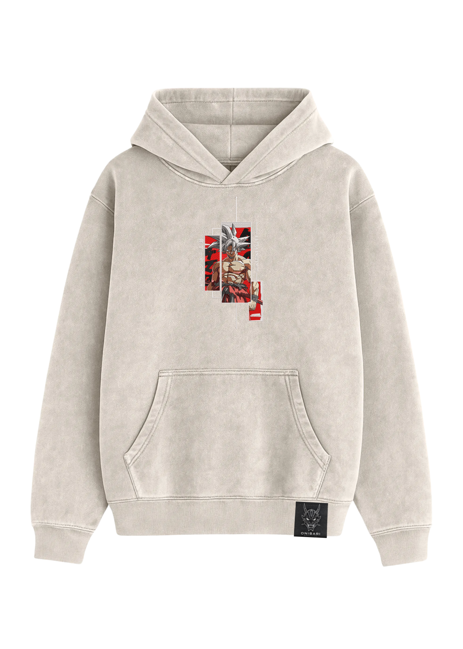 Hoodie Goku Ultra Instinto Recuadros