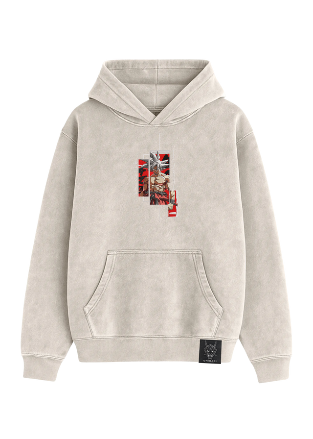 Hoodie Goku Ultra Instinto Recuadros