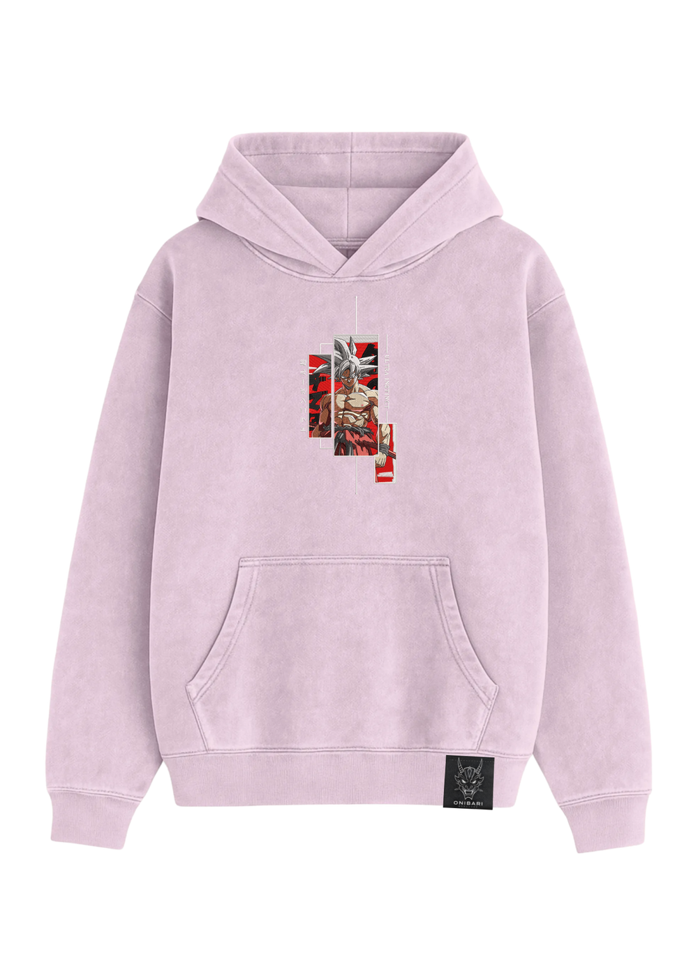 Hoodie Goku Ultra Instinto Recuadros