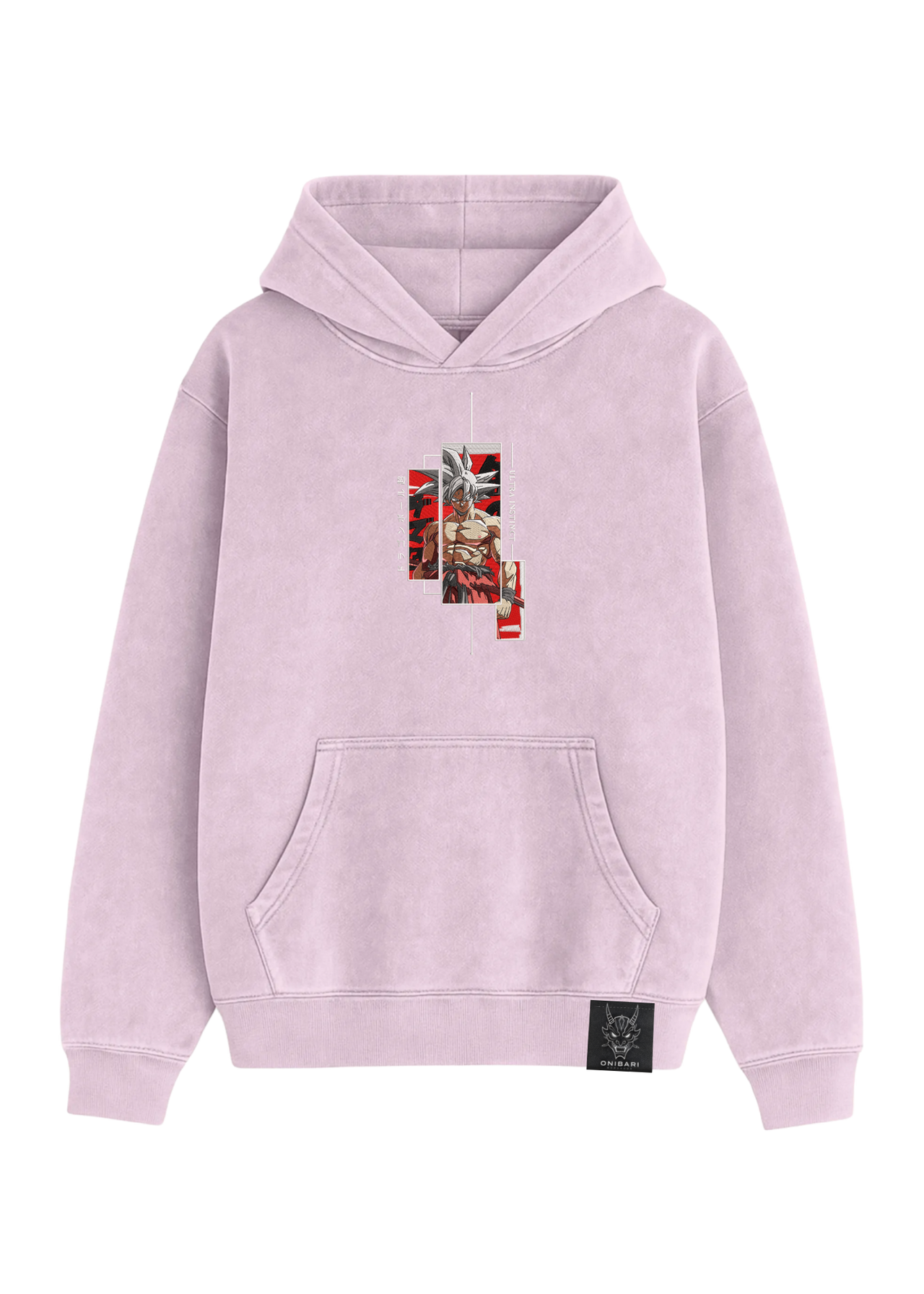 Hoodie Goku Ultra Instinto Recuadros