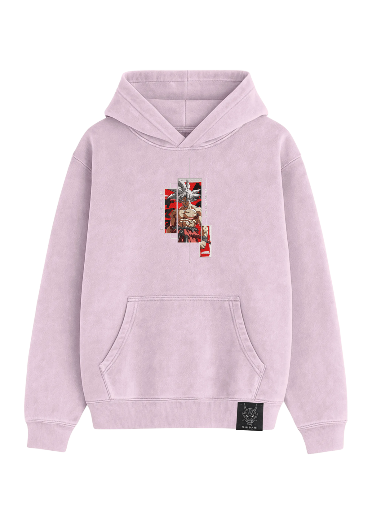 Hoodie Goku Ultra Instinto Recuadros