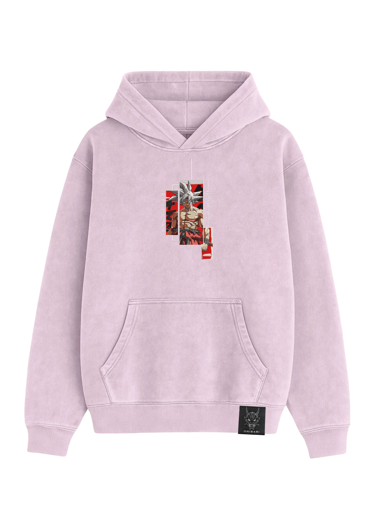 Hoodie Goku Ultra Instinto Recuadros