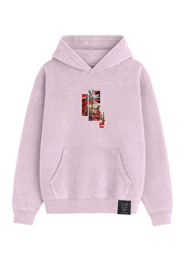 Hoodie Goku Ultra Instinto Recuadros