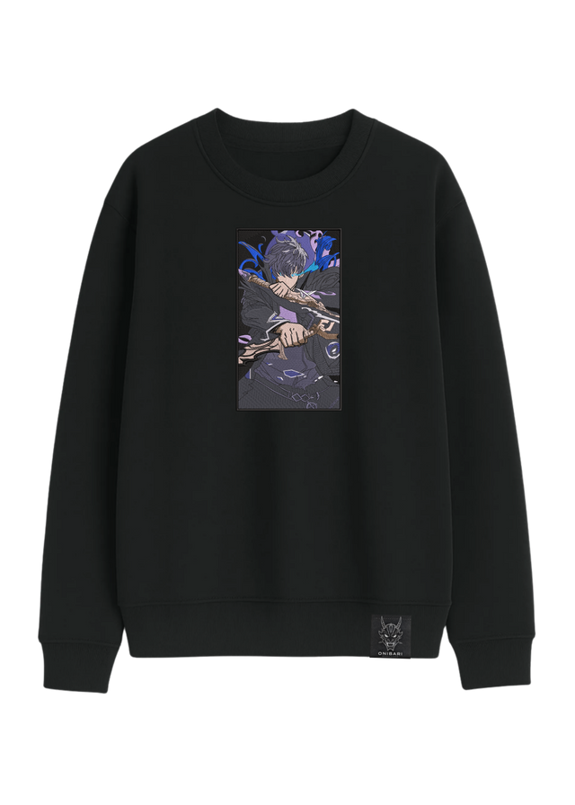 Crewneck Solo Leveling Sung Jin Woo Rectángulo