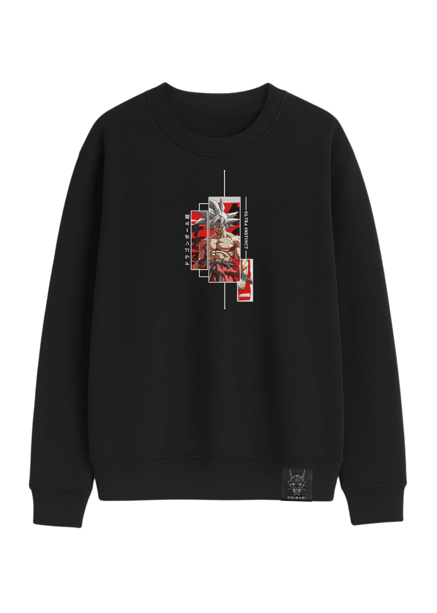 Crewneck Goku Ultra Instinto Recuadros