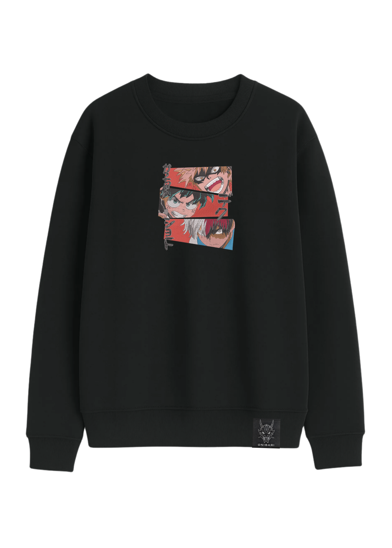 Crewneck Midoriya, Bakugo & Todoroki