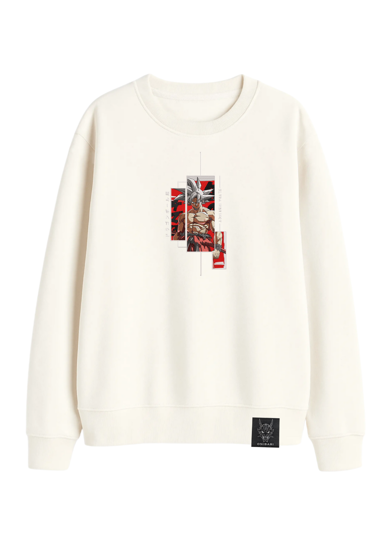 Crewneck Goku Ultra Instinto Recuadros