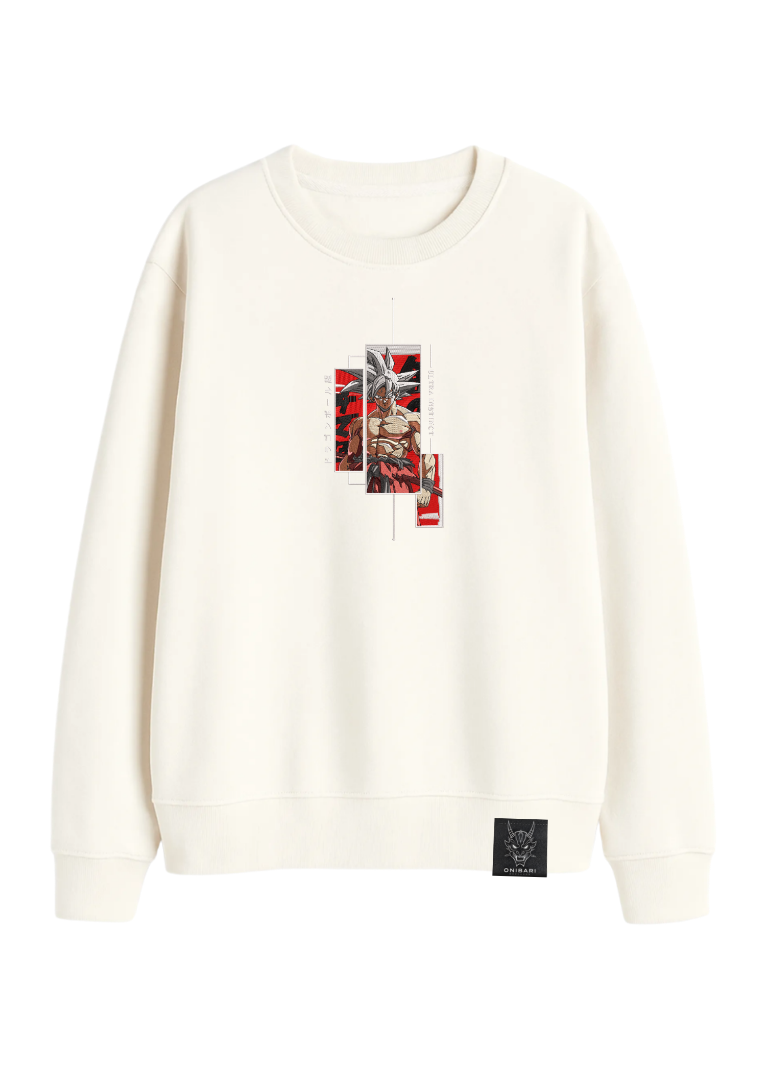 Crewneck Goku Ultra Instinto Recuadros