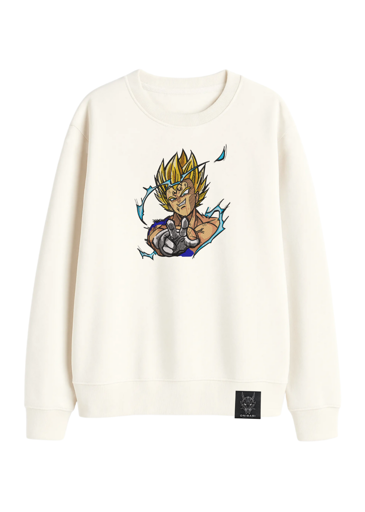 Crewneck Majin Vegeta Super Sayan