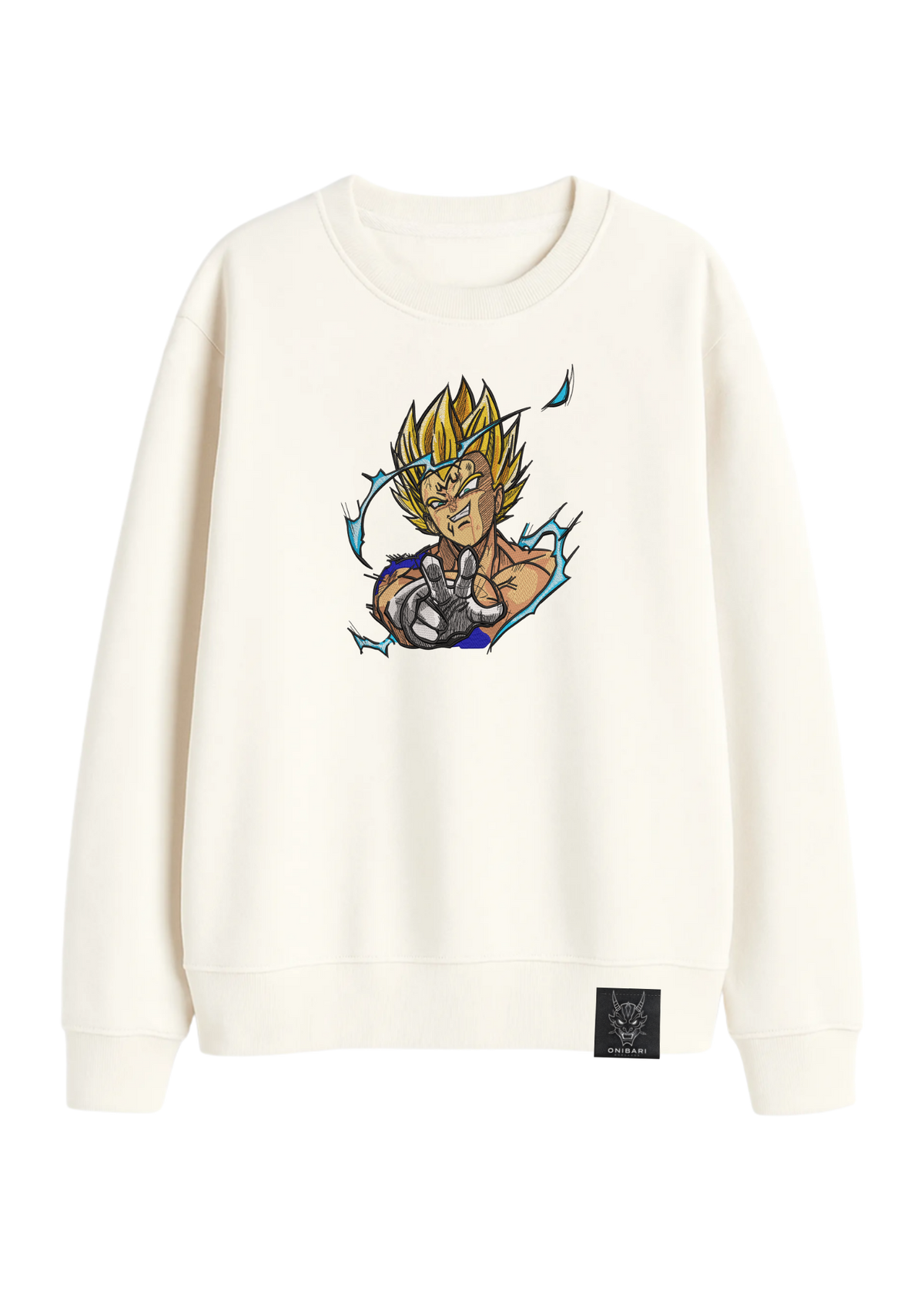 Crewneck Majin Vegeta Super Sayan
