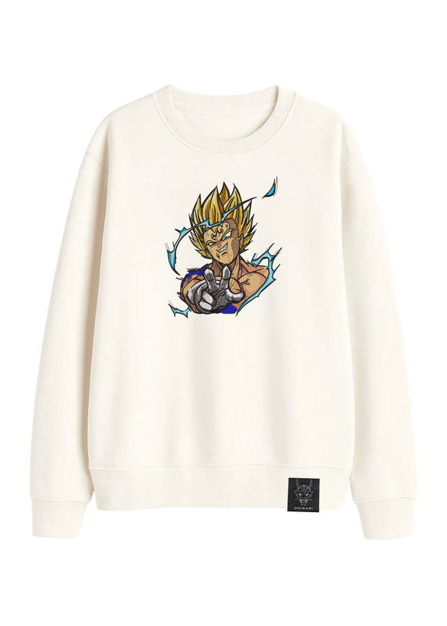 Crewneck Majin Vegeta Super Sayan