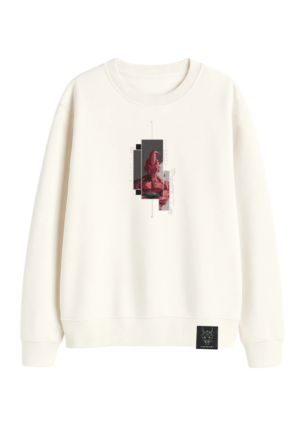 Crewneck Majin Buu Recuadros