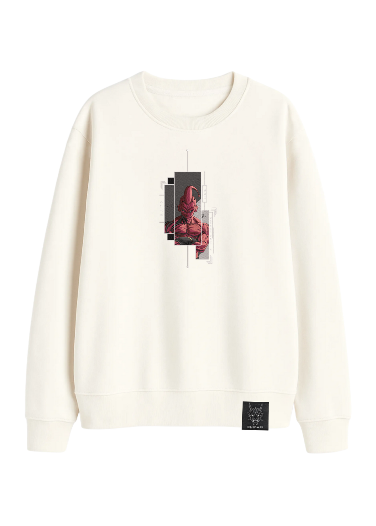Crewneck Majin Buu Recuadros