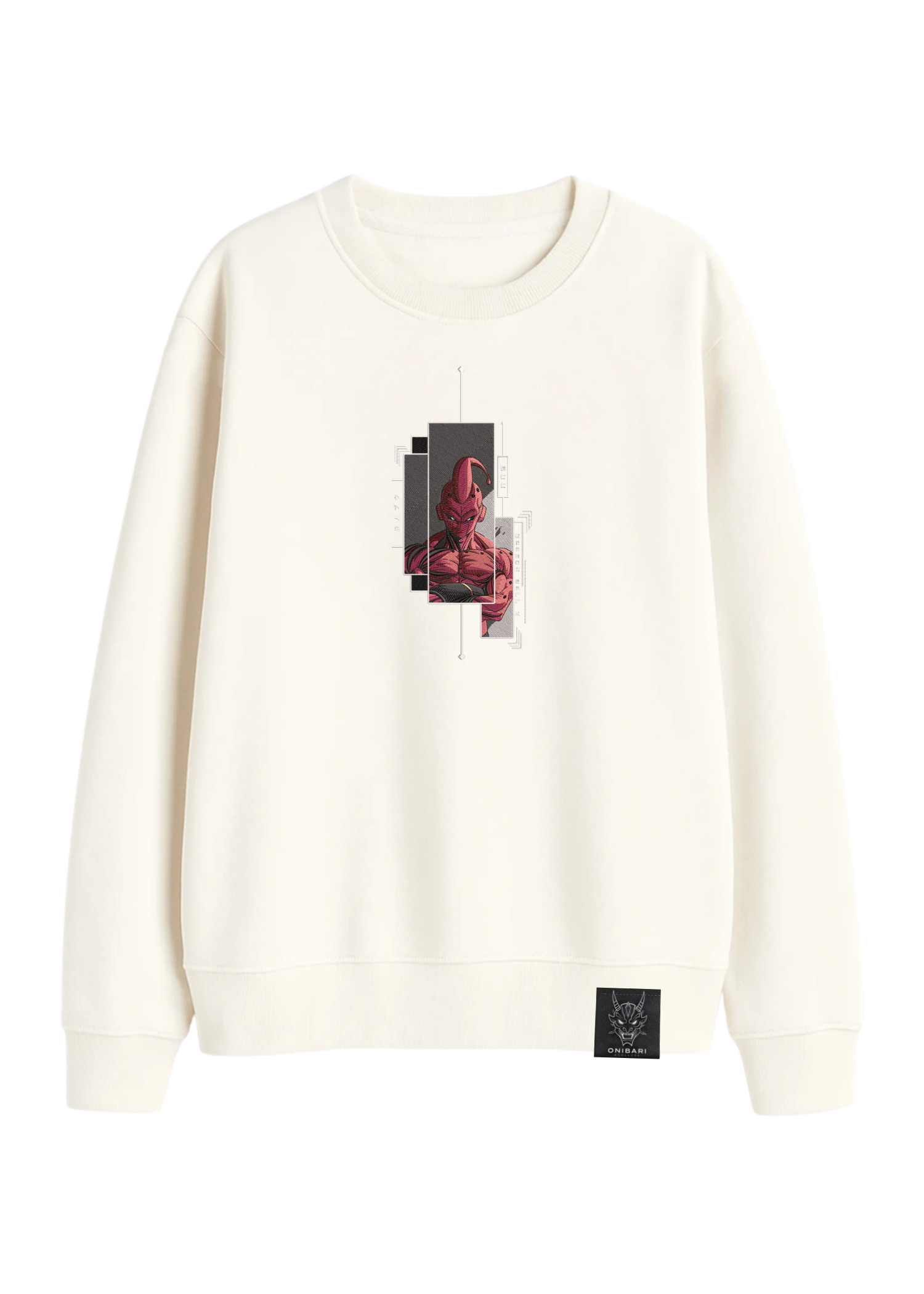 Crewneck Majin Buu Recuadros