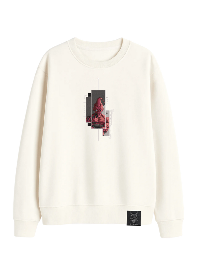 Crewneck Majin Buu Recuadros