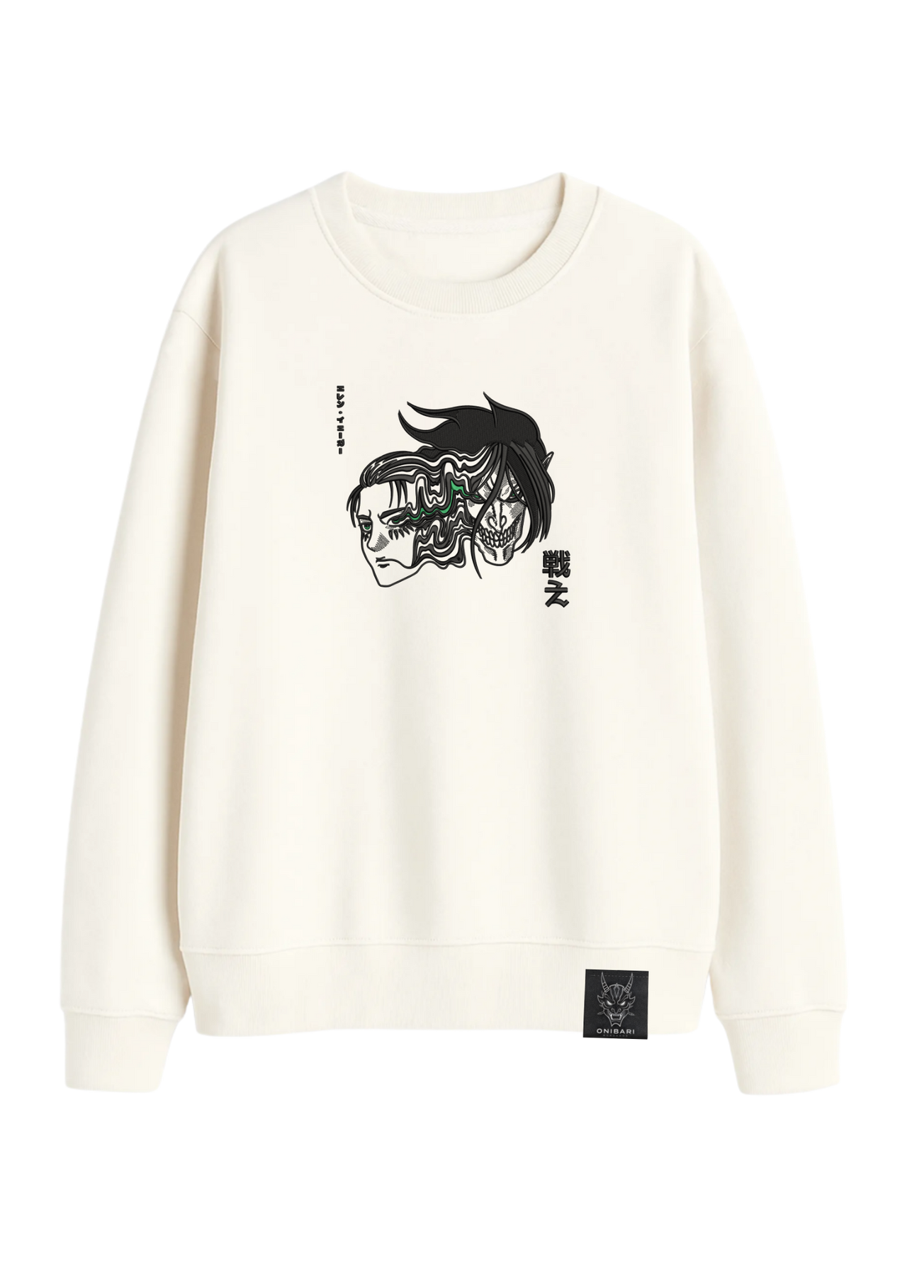 Crewneck Eren Yeager & Titán De Ataque