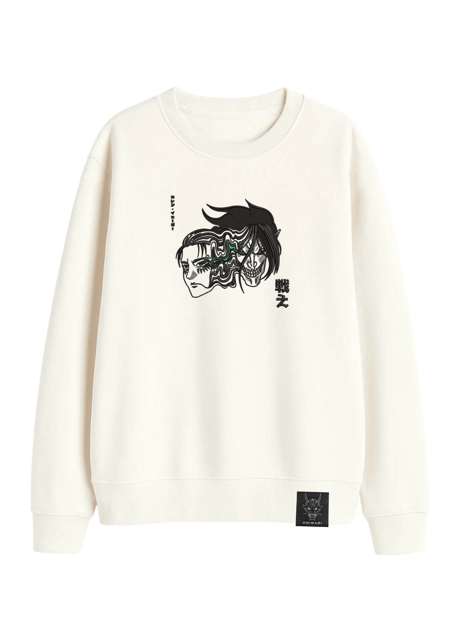 Crewneck Eren Yeager & Titán De Ataque