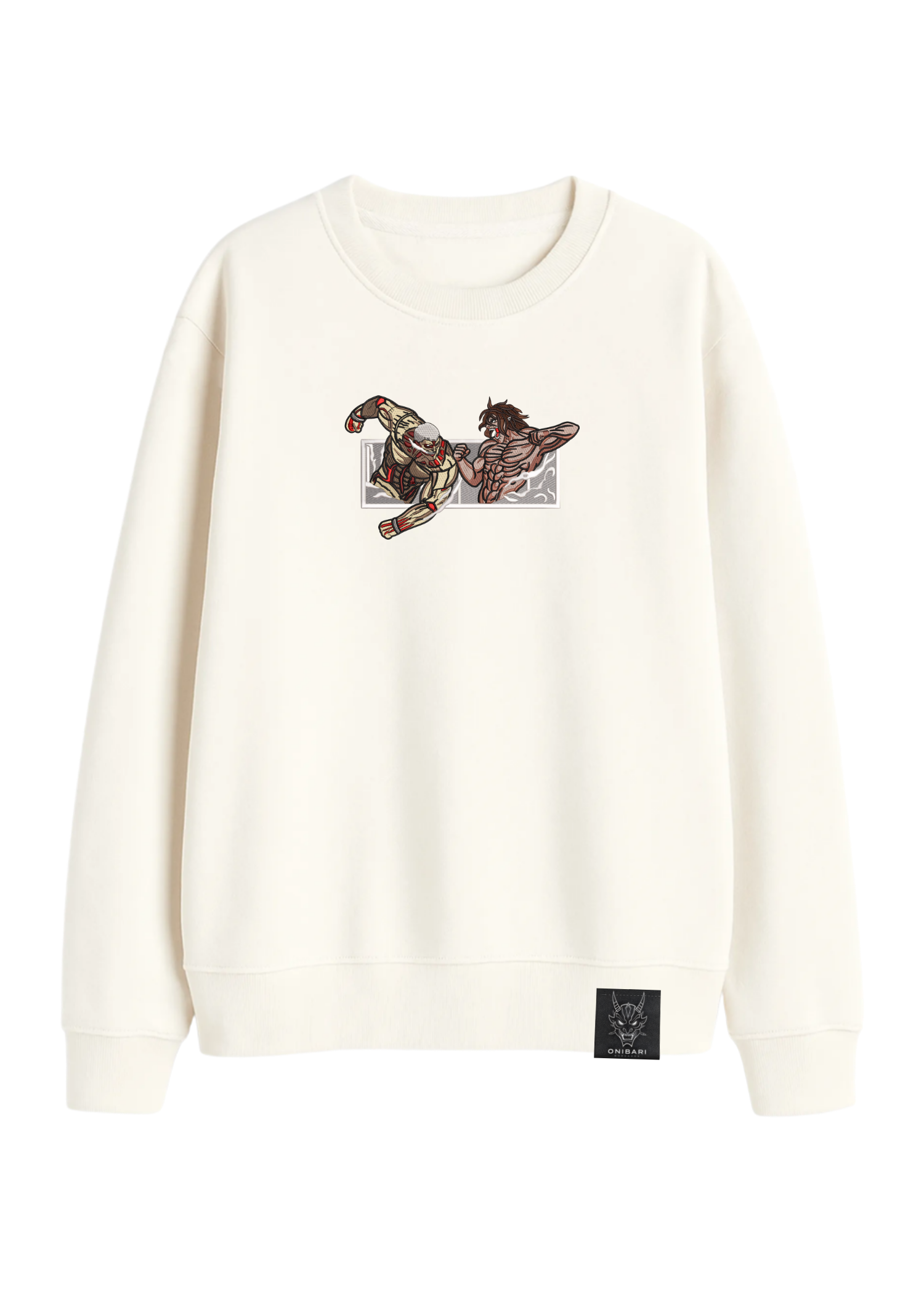 Crewneck Titán De Ataque VS Titán Acorazado