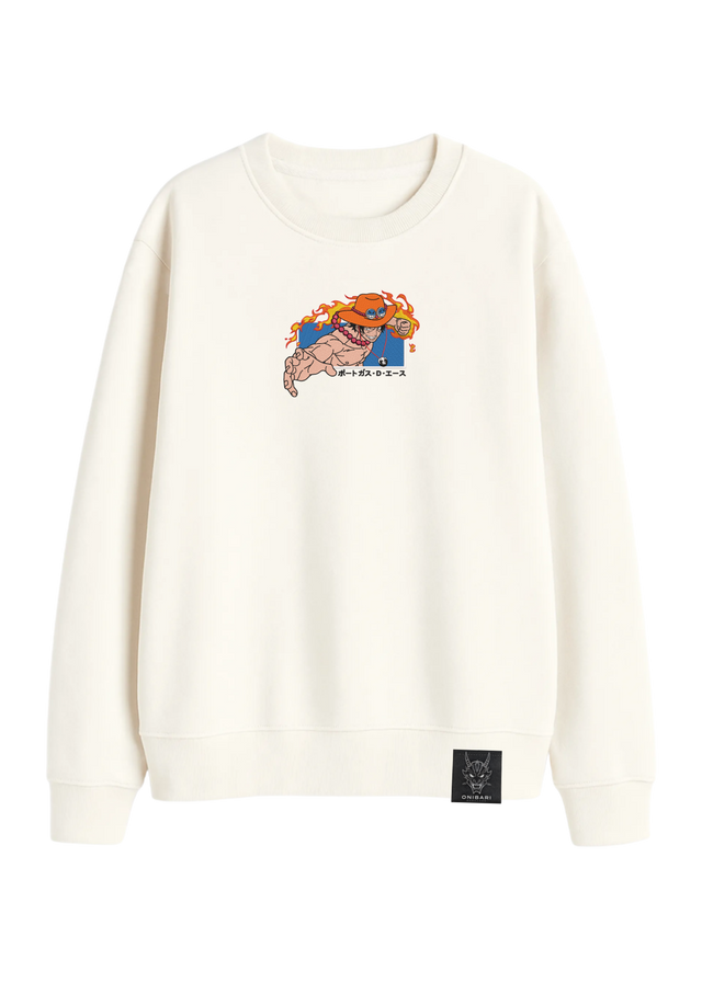 Crewneck Portgas D. Ace Puño De Fuego