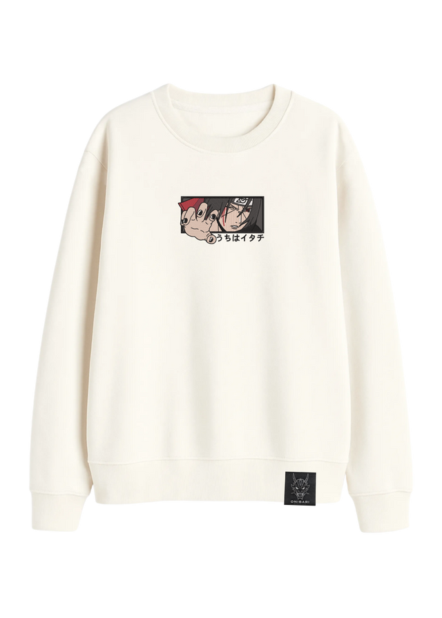 Crewneck Itachi Uchiha Amaterasu Recuadro
