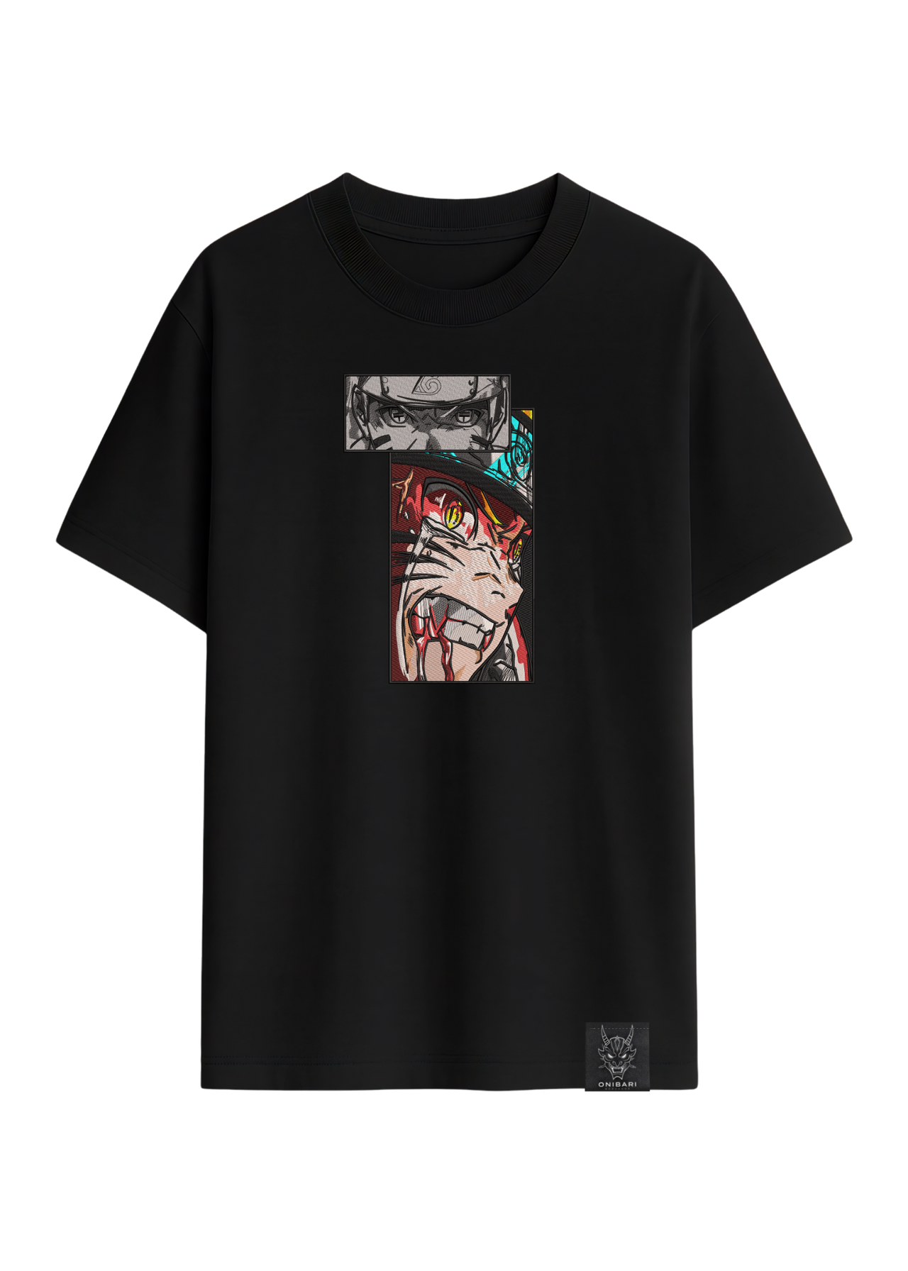 Camiseta Naruto Recuadros