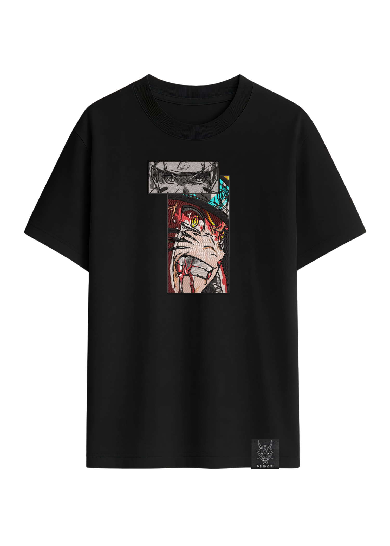 Camiseta Naruto Recuadros