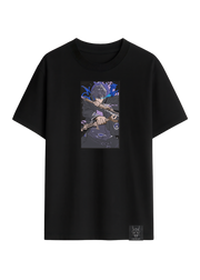 Camiseta Solo Leveling Sung Jin Woo Rectángulo