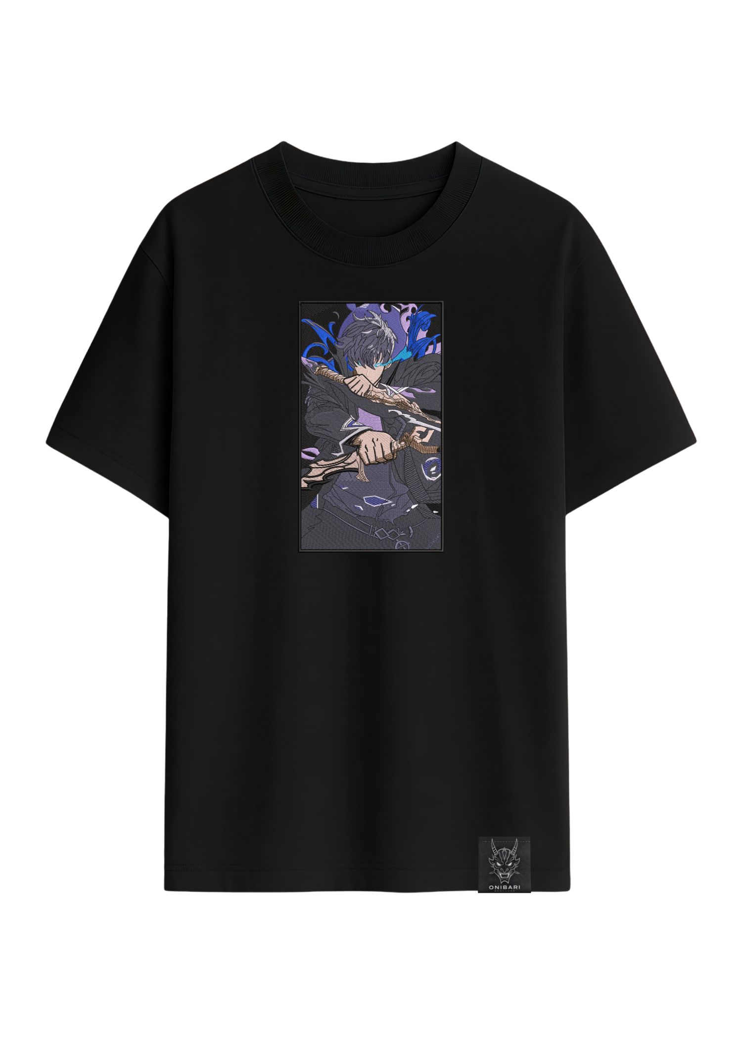 Camiseta Solo Leveling Sung Jin Woo Rectángulo