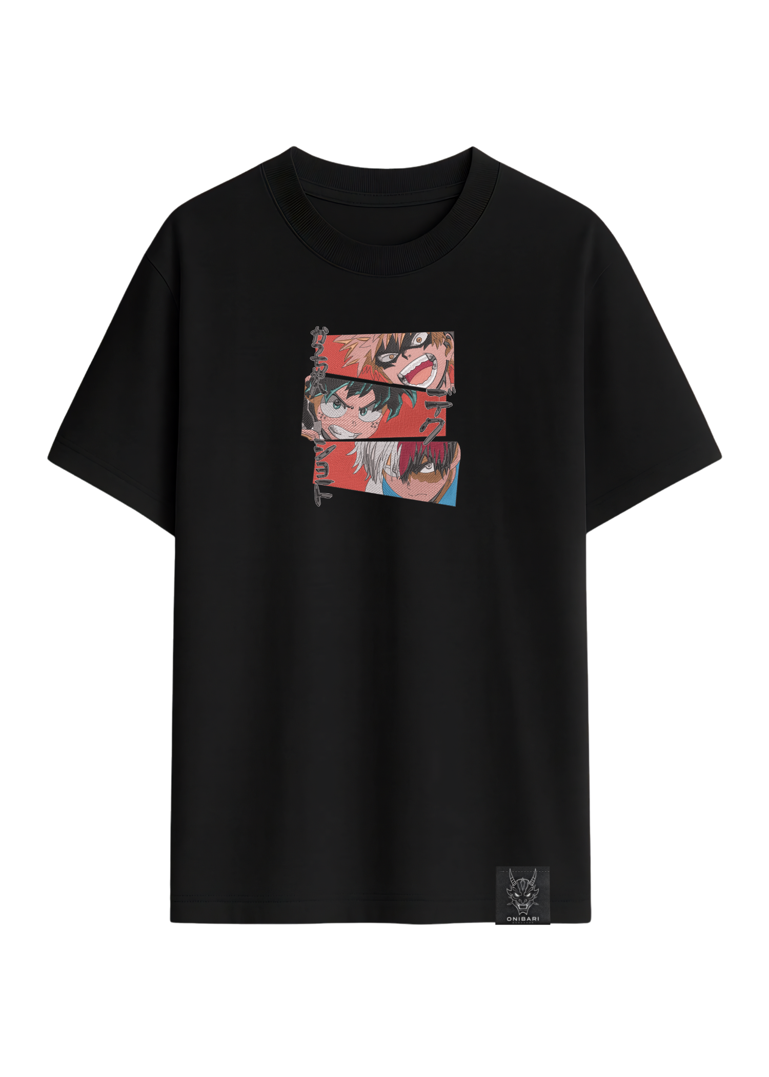 Camiseta Midoriya, Bakugo & Todoroki