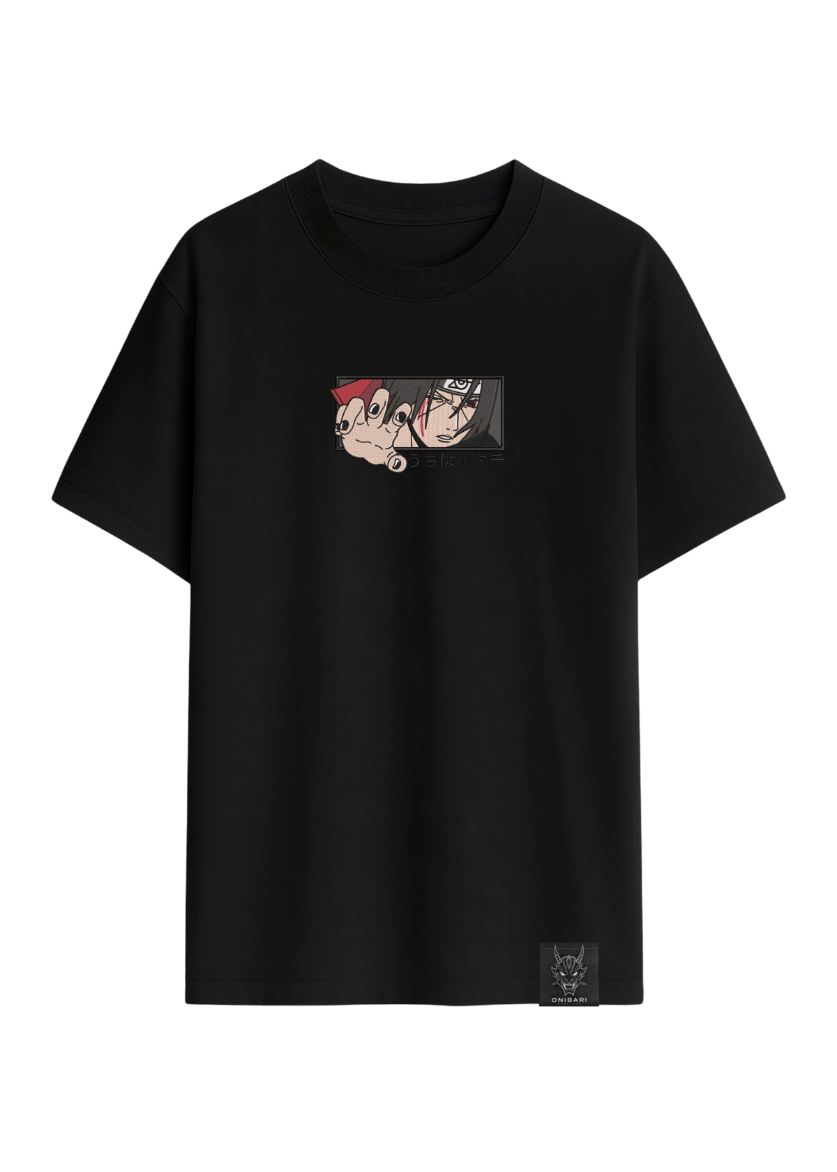 Camiseta Itachi Uchiha Amaterasu Recuadro