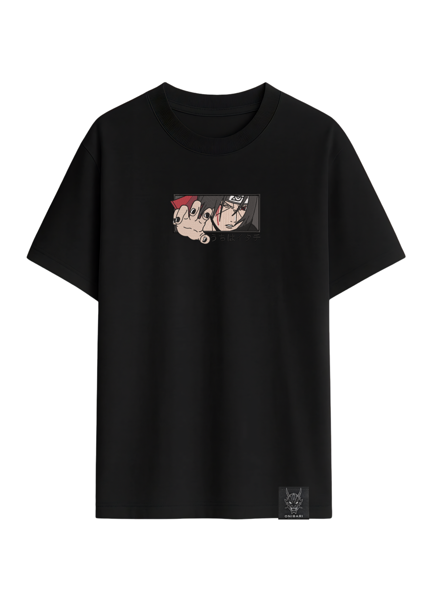 Camiseta Itachi Uchiha Amaterasu Recuadro