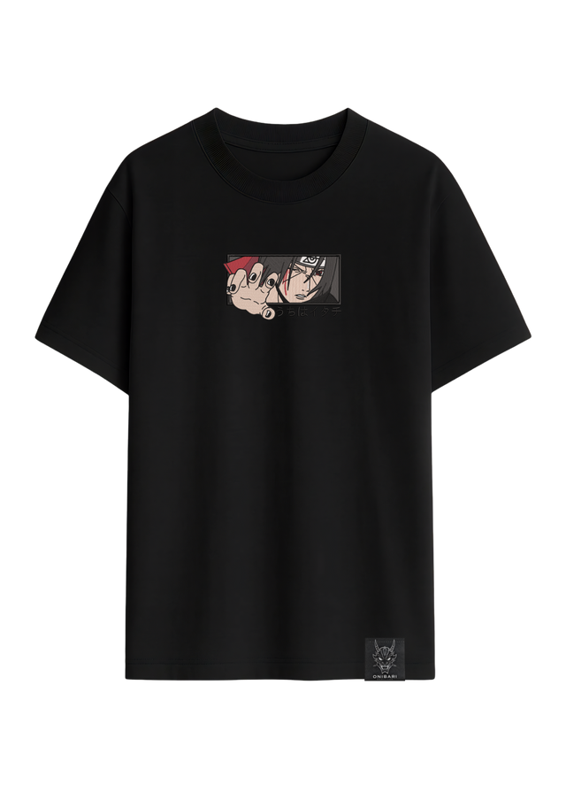 Camiseta Itachi Uchiha Amaterasu Recuadro