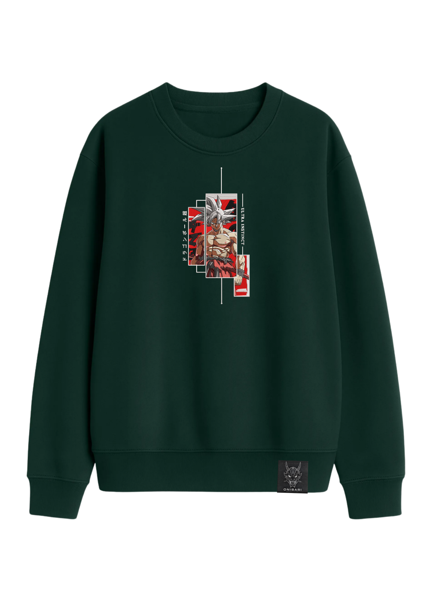 Crewneck Goku Ultra Instinto Recuadros