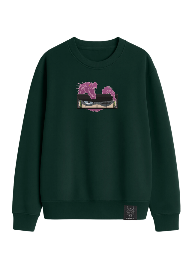 Crewneck Zoro Roronoa Ojos Dragón