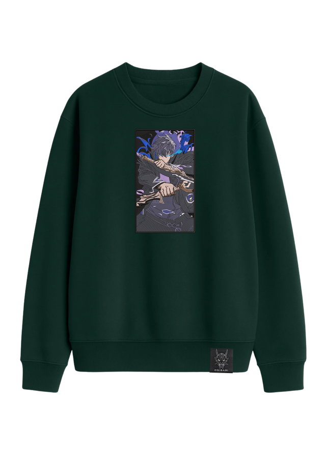 Crewneck Solo Leveling Sung Jin Woo Rectángulo