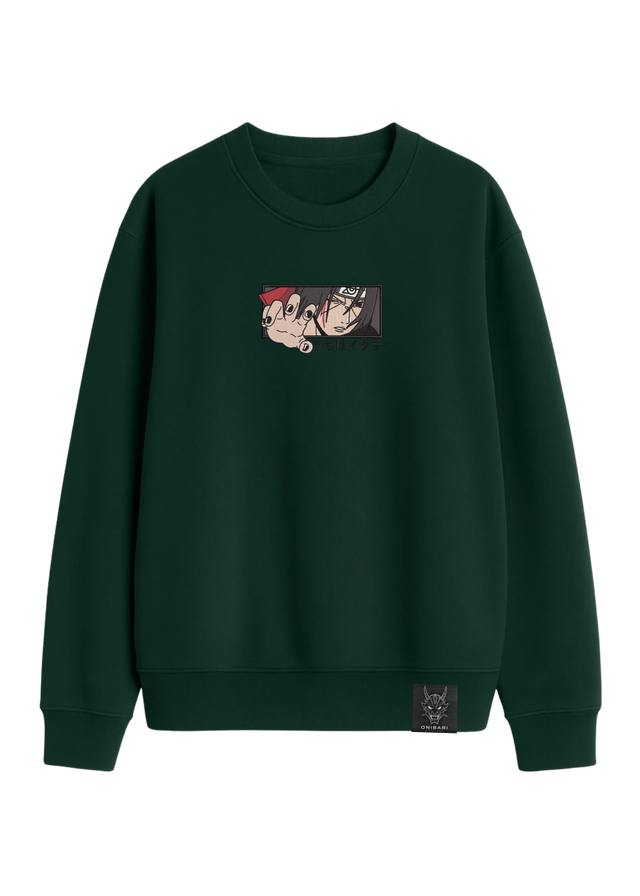 Crewneck Itachi Uchiha Amaterasu Recuadro