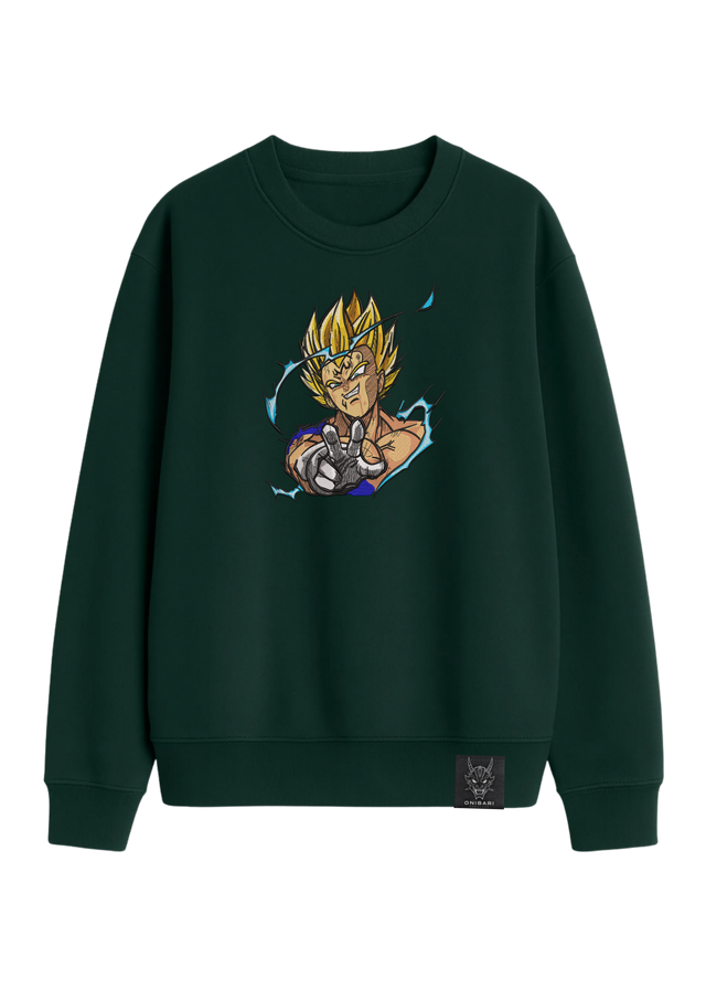 Crewneck Majin Vegeta Super Sayan