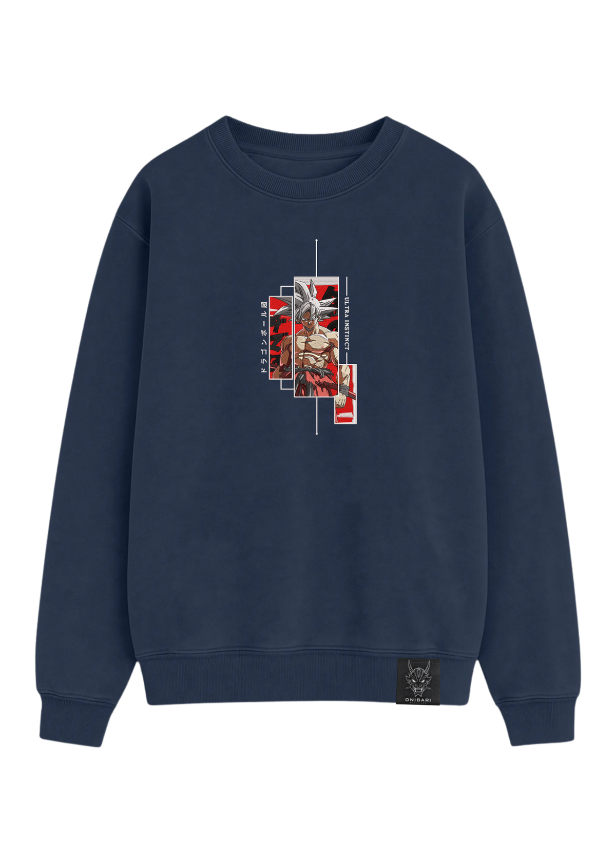 Crewneck Goku Ultra Instinto Recuadros