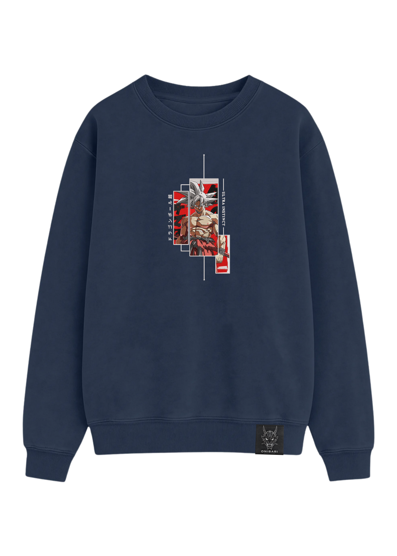 Crewneck Goku Ultra Instinto Recuadros