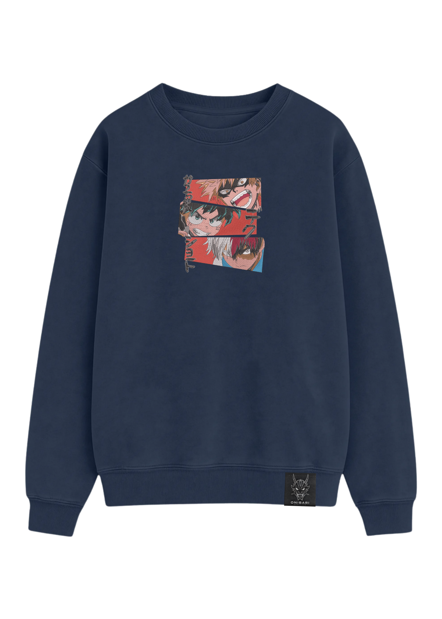 Crewneck Midoriya, Bakugo & Todoroki