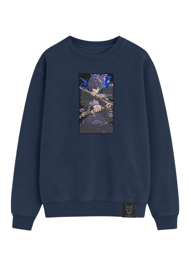Crewneck Solo Leveling Sung Jin Woo Rectángulo