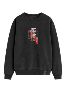 Crewneck Goku Ultra Instinto Recuadros