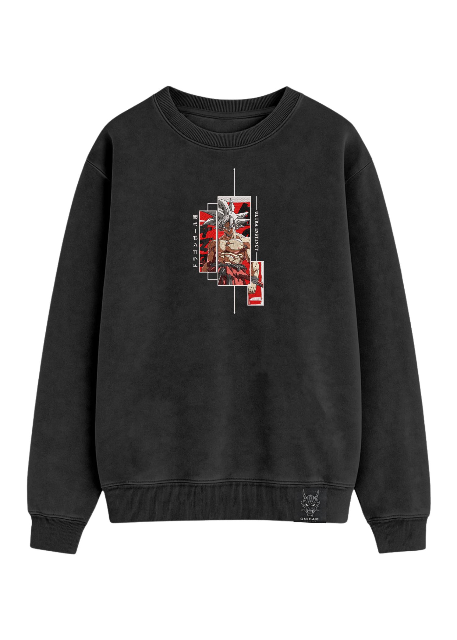 Crewneck Goku Ultra Instinto Recuadros